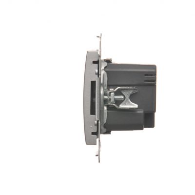 Simon 54 Ładowarka 2 x USB 2.1 A 5V DC 230V srebrny mat DC2USB.01/43 KONTAKT (DC2USB.01/43)