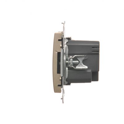 Simon 54 Ładowarka 2 x USB 2.1 A 5V DC 230V złoty mat DC2USB.01/44 KONTAKT (DC2USB.01/44)