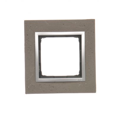 Simon 54 Nature Ramka 1-krotna Nature-Beton MOKRA ROBOTA IP20/IP44* (*IP44-należy zastosować uszczelkę ramki DUN1) DRN1/96 KONTAKT (DRN1/96)
