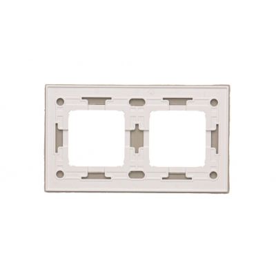 Simon 54 Nature Ramka 2-krotna Nature-Beton AL BETONE IP20/IP44* (*IP44-należy zastosować zestaw uszczelek DUN2) DRN2/91 KONTAKT (DRN2/91)