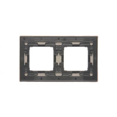 Simon 54 Nature Ramka 2-krotna Nature-Beton FUNDA MENTE IP20/IP44* (*IP44-należy zastosować zestaw uszczelek DUN2) DRN2/93 KONTAKT (DRN2/93)