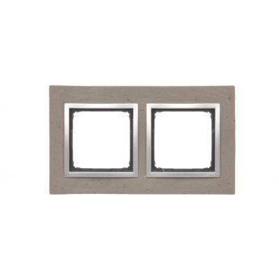 Simon 54 Nature Ramka 2-krotna Nature-Beton MOKRA ROBOTA IP20/IP44* (*IP44-należy zastosować zestaw uszczelek DUN2) DRN2/96 KONTAKT (DRN2/96)