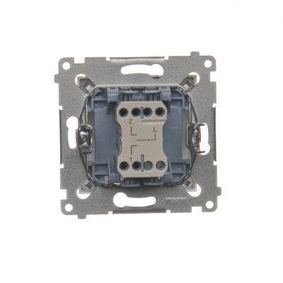 Simon 54 Łącznik roletowy trójpozycyjny 1-0-2 złoty mat DZW1K.01/44 KONTAKT (DZW1K.01/44)