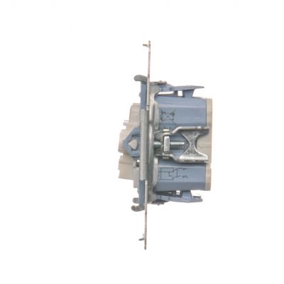 Simon 54 Łącznik krzyżowy podwójny (mechanizm) 10A 250V szybkozłączka SW7/2XM KONTAKT (SW7/2XM)