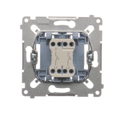 Simon 54 Przycisk podwójny zwierny (mechanizm) 10A 250V szybkozłączka SP2M KONTAKT (SP2M)