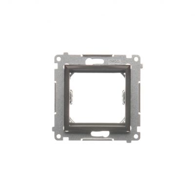 Simon 54 Adapter (przejściówka) na osprzęt standardu 45 × 45 mm brąz mat *Do gniazd teleinformatycznych Simon Connect DA45.01/46 KONTAKT (DA45.01/46)