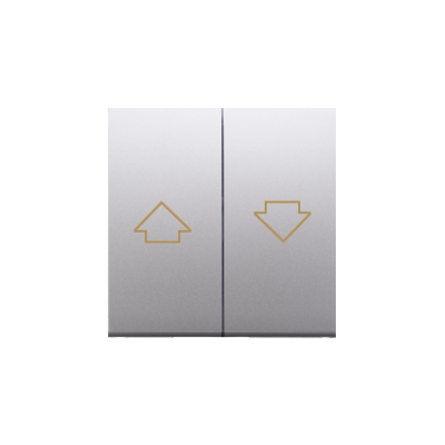 Simon 54 Klawisze do mechanizmu SZP1M srebrny mat DKZP1/43 KONTAKT (DKZP1/43)