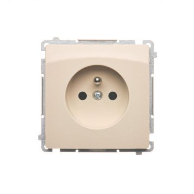 Simon Basic Gniazdo wtyczkowe z uziemieniem 16A 250V szybkozłączka beż BMGZ1C.01/12 BMGZ1c.01/12 KONTAKT (BMGZ1c.01/12)