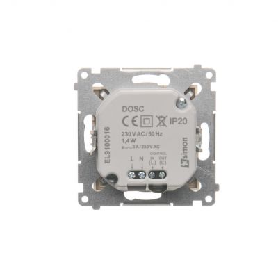 Simon 54 Oprawa oświetleniowa LED z czujnikiem ruchu 230 V AC 1.4 W białe ciepłe 3100 K kremowy DOSC.01/41 KONTAKT (DOSC.01/41)