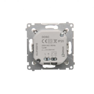 Simon 54 Oprawa oświetleniowa LED z czujnikiem ruchu 230 V AC 1.4 W białe ciepłe 3100 K złoty mat DOSC.01/44 KONTAKT (DOSC.01/44)