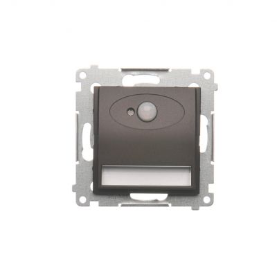 Simon 54 Oprawa oświetleniowa LED z czujnikiem ruchu 230 V AC 1.4 W białe ciepłe 3100 K brąz mat DOSC.01/46 KONTAKT (DOSC.01/46)