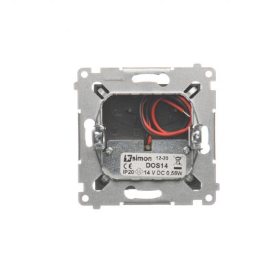 Simon 54 Oprawa oświetleniowa LED 14 V DC 0.42 W białe ciepłe 3100 K brąz mat !Wymagany zasilacz 14V DOS14.01/46 KONTAKT (DOS14.01/46)