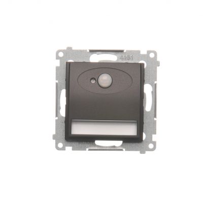 Simon 54 Oprawa oświetleniowa LED z czujnikiem ruchu 14 V DC 0.78 W białe ciepłe 3100 K brąz mat !Wymagany zasilacz 14V DOSC14.01/46 KONTAKT (DOSC14.01/46)