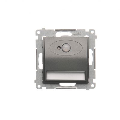 Simon 54 Oprawa oświetleniowa LED z czujnikiem ruchu 14 V DC 0.78 W białe ciepłe 3100 K antracyt !Wymagany zasilacz 14V DOSC14.01/48 KONTAKT (DOSC14.01/48)