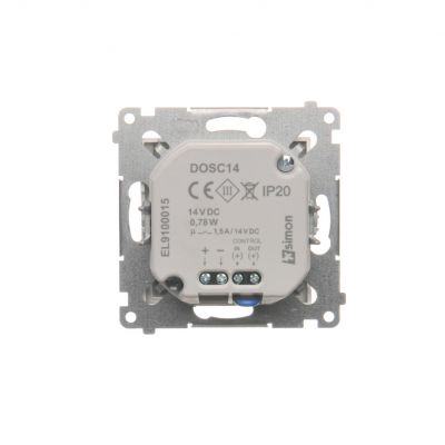 Simon 54 Oprawa oświetleniowa LED z czujnikiem ruchu 14 V DC 0.78 W białe ciepłe 3100 K biały !Wymagany zasilacz 14V DOSC14.01/11 KONTAKT (DOSC14.01/11)