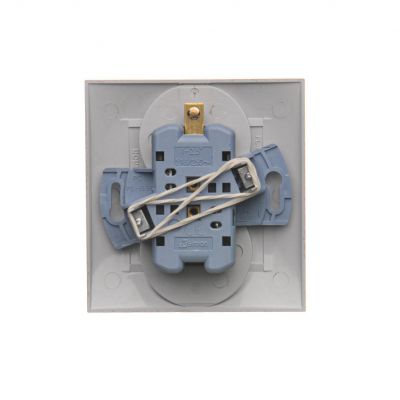 Simon 54 Gniazdo wtyczkowe z uziem. podwójne z funkcją niezmienności faz z przesłonami16A 250V zac. śrubowe. Kompletne - nie do ramek złoty mat DGZ2TZ/44 KONTAKT (DGZ2TZ/44)