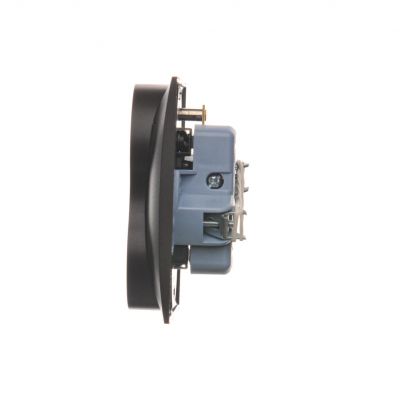 Simon 54 Gniazdo wtyczkowe z uziem. podwójne z funkcją niezmienności faz z przesłonami16A 250V zac. śrubowe. Kompletne - nie do ramek brąz mat DGZ2TZ/46 KONTAKT (DGZ2TZ/46)