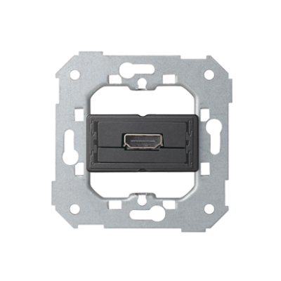 Simon 82 Gniazdo HDMI (V1.4) żeńskie. Podłączenie HDMI kątowe. !Wymagana puszka podtynkowa wielopolowa (nie łączona) 7501094-039 KONTAKT (7501094-039)