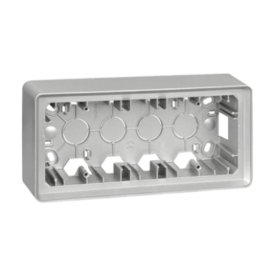 Simon 82 Puszka natynkowa 3-krotna aluminium 8200770-093 KONTAKT (8200770-093)