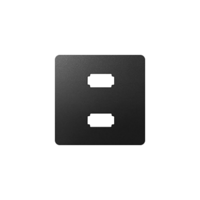 Simon 82 Pokrywa gniazda 2xUSB grafit 8201090-038 KONTAKT (8201090-038)