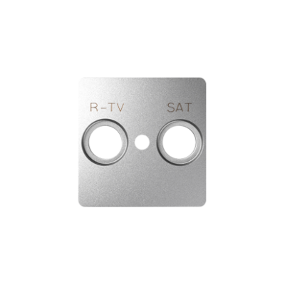 Simon 82 Pokrywa do gniazd RTV-SAT aluminium 82097-93 KONTAKT (82097-93)