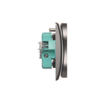 Simon Basic Gniazdo wtyczkowe z uziemieniem podwójne z funkcją niezmienności faz z przesłonami 16A 250V zaciski śrubowe. Kompletne - nie do ramek stal inox BMGZ2TZ/21 KONTAKT (BMGZ2TZ/21)