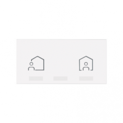 Simon 100 Klawisz iO Master łącznik - Witaj/Żegnaj biały mat 10002036-230 KONTAKT (10002036-230)