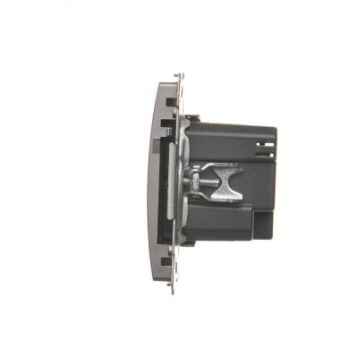 Simon Basic Ładowarka 2 x USB 2.1 A 5V DC 230V stal inox BMC2USB.01/21 KONTAKT (BMC2USB.01/21)