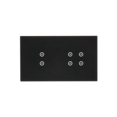 Simon 54 Touch Panel dotykowy S54 Touch 2 moduły 2 pola dotykowe pionowe + 4 pola dotykowe zastygła lawa DSTR234/73 KONTAKT (DSTR234/73)