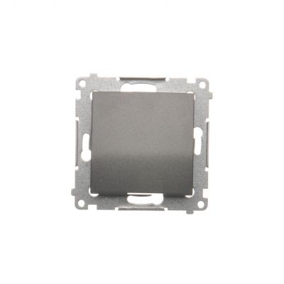 Simon 54 Łącznik krzyżowy bez piktogramu 10A 250V szybkozłączka antracyt DW7.01/X/48 KONTAKT (DW7.01/X/48)