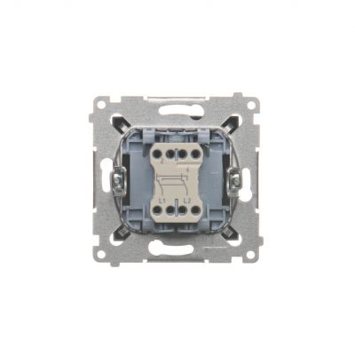 Simon 54 Łącznik krzyżowy bez piktogramu 10A 250V szybkozłączka antracyt DW7.01/X/48 KONTAKT (DW7.01/X/48)