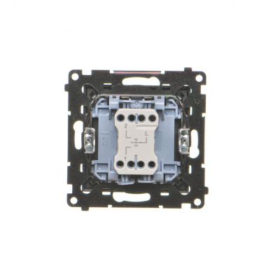 Simon 55 Przycisk roletowy zwierny szybkozłączka Czarny mat (TZP1K.01/149)