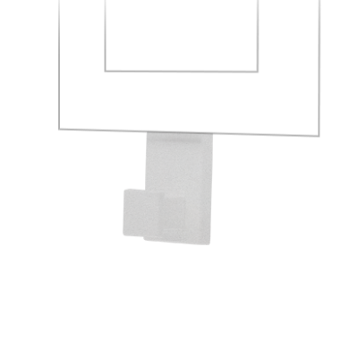 SIMON 55 Wieszak pojedynczy - pasuje do ramek Line Aluminium mat TRLW/143 KONTAKT (TRLW/143)
