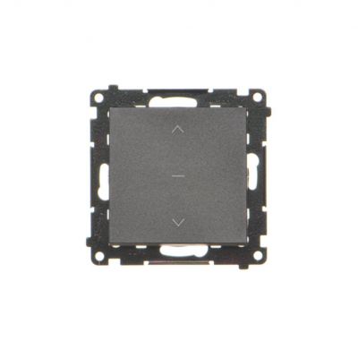 Simon 55 Łącznik roletowy trójpozycyjny 1-0-2 szybkozłączka Czarny mat TZW1K.01/149 KONTAKT (TZW1K.01/149)