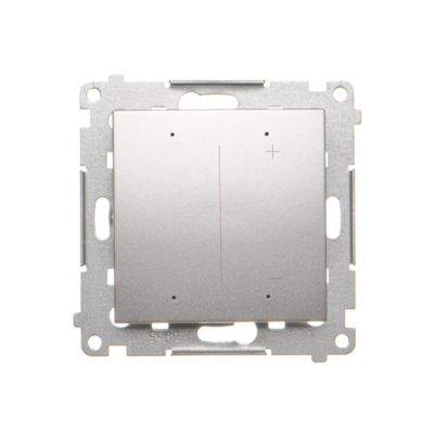 SIMON 54 GO Ściemniacz do żarówek LED-owych, 230 V [Wi-Fi] srebrny mat DESL1W.01/43 KONTAKT (DESL1W.01/43)