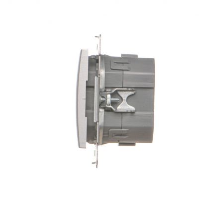 SIMON 54 GO Ściemniacz do żarówek LED-owych, 230 V [Wi-Fi] srebrny mat DESL1W.01/43 KONTAKT (DESL1W.01/43)