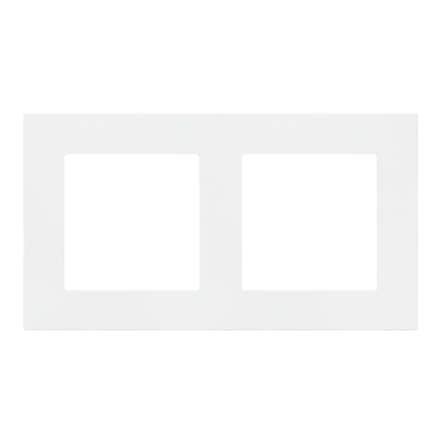 Simon 55 Ramka podwójna 2-krotna LINE Biały mat TR2/111 KONTAKT (TR2/111)