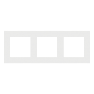 Simon 55 Ramka potrójna 3-krotna LINE Jasnoszary mat TR3/114 KONTAKT (TR3/114)