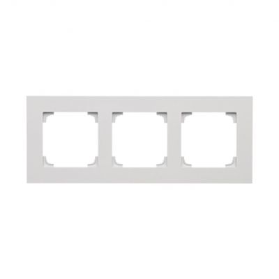 Simon 55 Ramka potrójna 3-krotna LINE Jasnoszary mat TR3/114 KONTAKT (TR3/114)