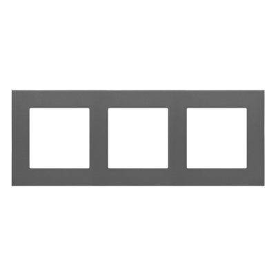 Simon 55 Ramka potrójna 3-krotna LINE Grafitowy mat TR3/116 KONTAKT (TR3/116)