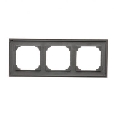 Simon 55 Ramka potrójna 3-krotna LINE Grafitowy mat TR3/116 KONTAKT (TR3/116)