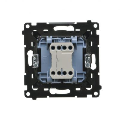 Simon 55 Przycisk zwierny /światło/ szybkozłączka Czarny mat TS1.01/149 KONTAKT (TS1.01/149)