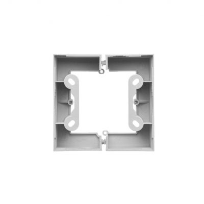 Simon 55 Puszka natynkowa pojedyncza składana do ramek LINE/DUO – Wysokość: 40 mm (1 szt TSC/. = 2 elementy) Jasnoszary mat TSC/114 KONTAKT (TSC/114)