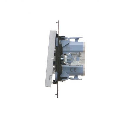 Simon 55 Łącznik świecznikowy szybkozłączka Aluminium mat TW5.01/143 KONTAKT (TW5.01/143)