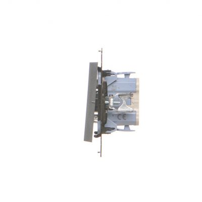 Simon 55 Łącznik schodowy szybkozłączka Grafitowy mat TW6.01/116 KONTAKT (TW6.01/116)