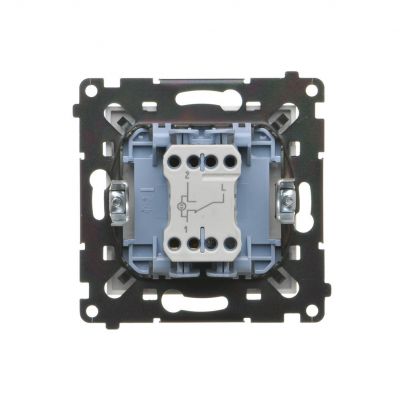 Simon 55 Łącznik schodowy z podświetleniem LED podświetlenie jakW łączniku pojedynczym szybkozłączka Biały mat TW6L.01/X/111 KONTAKT (TW6L.01/X/111)