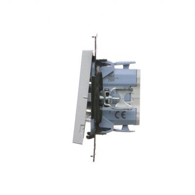 Simon 55 Łącznik krzyżowy bez piktogramu szybkozłączka Aluminium mat TW7.01/X/143 KONTAKT (TW7.01/X/143)