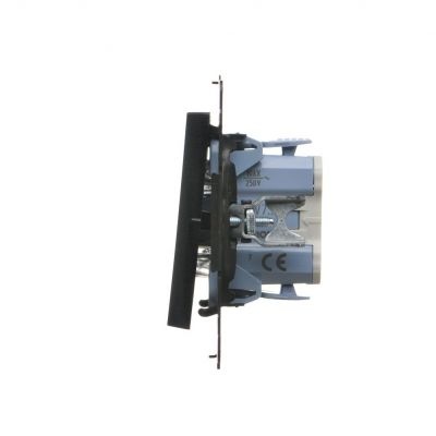 Simon 55 Łącznik krzyżowy bez piktogramu szybkozłączka Czarny mat TW7.01/X/149 KONTAKT (TW7.01/X/149)