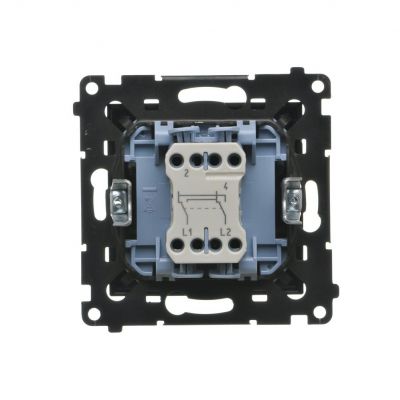 Simon 55 Łącznik krzyżowy bez piktogramu szybkozłączka Czarny mat TW7.01/X/149 KONTAKT (TW7.01/X/149)