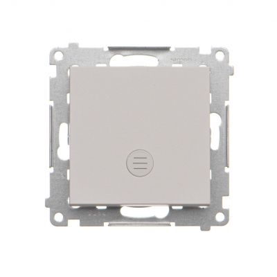 Simon 55 Łącznik krzyżowy z podświetleniem LED – podświetlenie jakW łączniku pojedynczym szybkozłączka Jasnoszary mat TW7L.01/X/114 KONTAKT (TW7L.01/X/114)